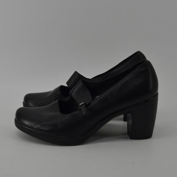 Dansko Tara Women Black Leather Mary Janes Sz 40 US 9.5 - 10 - Picture 11 of 13